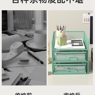 A3A4 Desktop File Storage Rack Office Folder Storage Box Metal Bookend Folder Multi-Layer File Infor