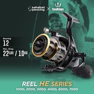 Metal HE SERIES MAX DRAG FISHING REEL 10KG 12BB 1000 2000 3000 4000 6000 7000
