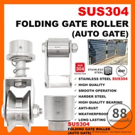 【SUS304】 pagar Stainless Steel folding gate roller bearing pagar (autogate bearing roller /gate uv bearing/folding gate/welding gate)