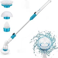 OCAR 電動旋轉洗地機 - 360 度無線電動洗地機，3 個可更換浴缸清潔刷頭，可伸縮手柄，適用於浴缸、水槽、廚房、地板