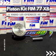 PISTON KIT SET FIM 77XB SEHER SIZE 57.3 / 52.8 /58.3 / 58.9 / 59.3/ 59.8/ 60.3 PEN 13 FOR HONDA VARI