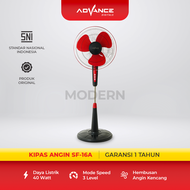 Advance 16inch Stand fan kaki bulat kipas angin berdiri SF-16A