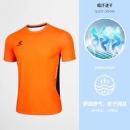 เสื้อยืดกีฬาแขนสั้น KELME สำหรับผู้ชาย ระบายอากาศได้ดี แห้งเร็ว ดูดซับเหงื่อ ฝึกซ้อมฟุตบอล วิ่งในฤดู