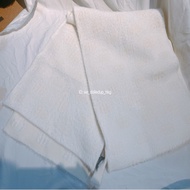 BALENCIAGA 暗花BB logo白色 羊毛圍巾