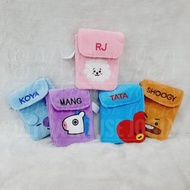 BTS Fur Sling Bag 2 Compartments BTS KPOP Fur Box Sling Bag BTS KPOP Fur Bag