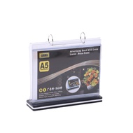 A4/A5 Loose Leaf Display Holder Upright Acrylic Restaurant Menu Stand