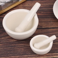 NN 60/80/100mm Mortar Pestle Spice Crusher Ceramics Bowl Tough Foods Pepper Gingers SG