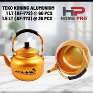 DUBAI TEKO YELLOW ALUMINUM TEKO/ 1 LITER & 1.5 LITER