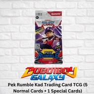 BOBOIBOY Galaxy Card : Pek Rumble Kad Trading Card TCG (5 Normal Cards + 1 Special Cards)