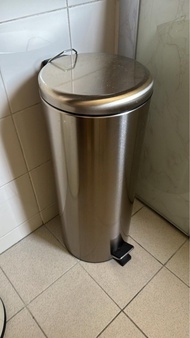 30L垃圾桶-圓型不鏽鋼垃圾桶