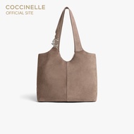 COCCINELLE กระเป๋าโท้ทผู้หญิง รุ่น C-EASY SHOPPING BAG 110201 สี WARM TAUPE/WARM TAUPE