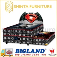 Springbed Sorng Anak Bigland Karakter Batman Superman Matras Bigland