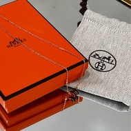 HERMES MINI POP H項鍊（玫瑰金）