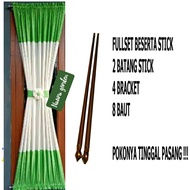 1 set Gorden jendela model KUPU Minimalis Tirai jendela kupukupu hordeng pintu kaca Korden Jendela K