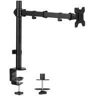 Single Monitor Arm Desk Mount, Holds Screens up to 32 inch Regular and 38 inch Ultrawide, Fully Adju