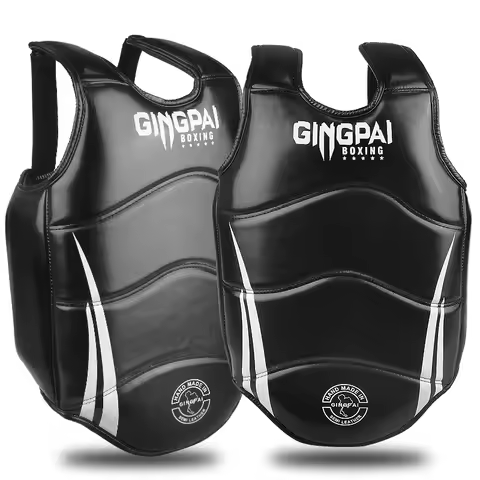 Chest Guard Boxing MMA Kickboxing Body Vest Protector Martial Arts WTF Reversible Rib Shield Taekwon