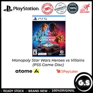 PS5 Monopoly Star Wars Heroes vs Villains Game Disc