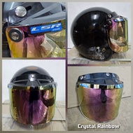 LSR 818 CRYSTAL RAINBOW VISOR 3 BUTTONS