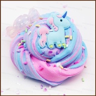 NS2 100ml Cute Unicorn Slime Fluffy Floam Kids Modeling Clay Toys Cotton Plasticine Gifts SN2