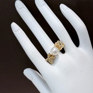 LV Charmy Pearl 四葉草珍珠戒指 LN003