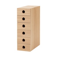 MUJI Wooden Storage 6 Drawers