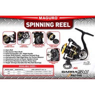 Reel UL MAGURO BARRA SW 500 800 Gold Silver Power Handle SaltWater Spinning UltraLight Official