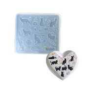 flgo Grade Silicone Cats Design Mould For DIY Candy And Cake Decorating