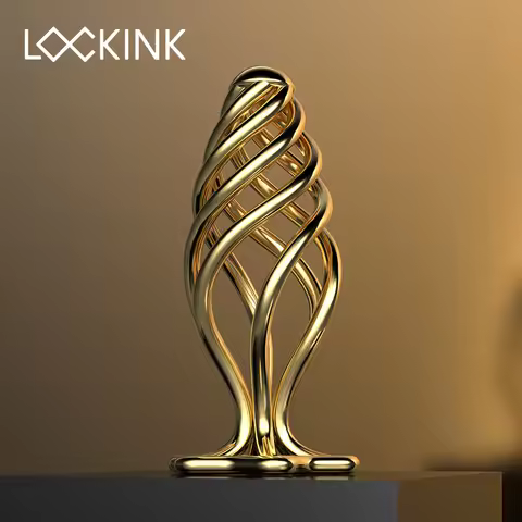 2022 Gold Hollow Can Strapon Anal Plug Anal Dilator For Man/Woman Stainless Steel Ass Plug Anal Dild