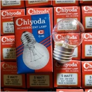 CAHAYA Chiyoda G-40 5 Watt Clear Incandescent Bulb Yellow Light
