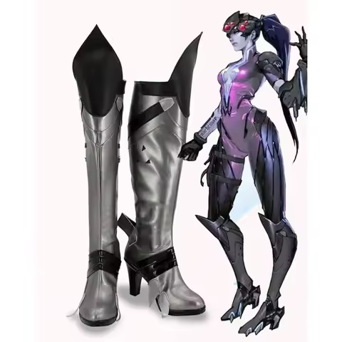 ABC123Game ow Widowmaker cosplay boots wig shoes for Halloween Christmas custom madeb;6'j,k.9;a