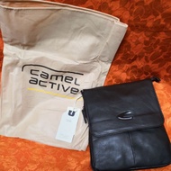 Camel Active Leather Sling Bag for men