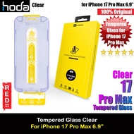 Hoda for iPhone 17 Pro Max | iPhone 17 Pro  Full Coverage Tempered Glass Screen Protector Clear