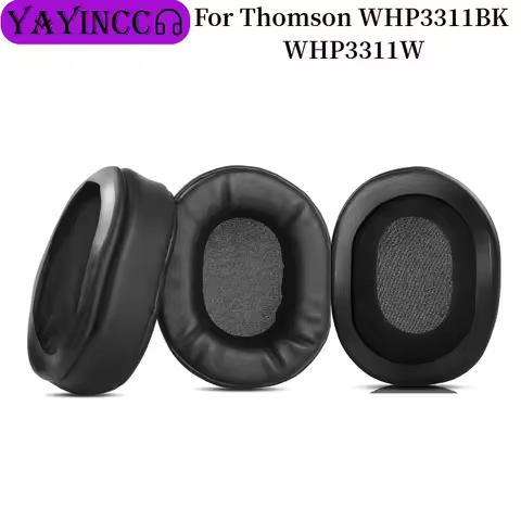 Replacement Ear Pads For Thomson WHP3311BK WHP3311W Headphones Ear Cushions, Headset Earpads, Ear Cu