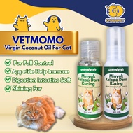 Vetmomo Virgin Coconut Oil For Cat Minyak Kelapa Dara Kucing VCO Vitamin Gemuk Bulu Cantik Shine Fur