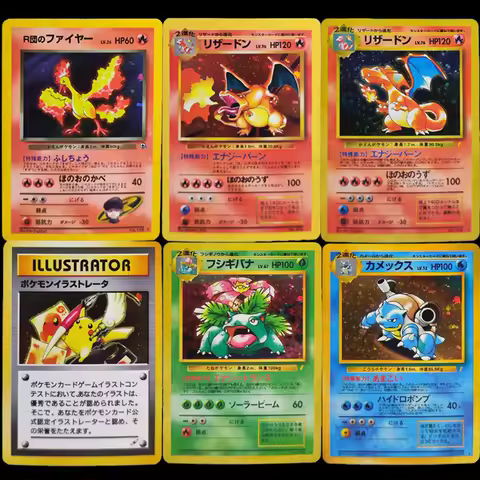 Diy Pokemon Ptcg 1996-1998 Pokemon Cd Promo Venusaur Charizard Blastoise Holo First Edition Game Col
