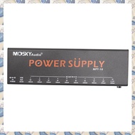 (BVWG) -10 Guitar POWER SUPPLY 10 Isolated DC Outputs/ 4-12V USB Output for 9V 12V 18V Guitar Effect