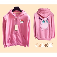 Pokemon wigglytuff Anime Zipper Hoodie Jacket