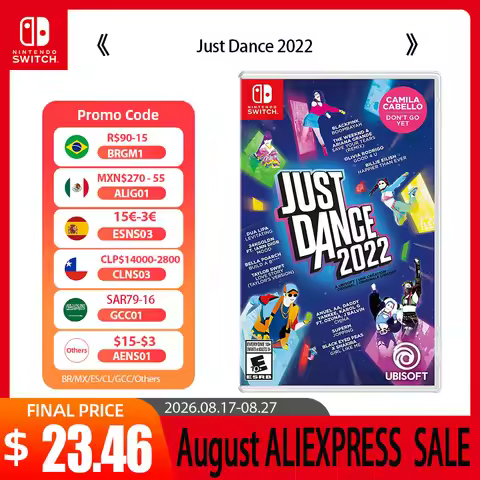 Just Dance 2022 - Nintendo Switch Game Deals Physical for Nintendo Switch OLED Switch Lite Switch Ga