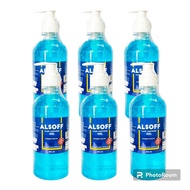 แพ็ค 6 ขวดหัวปั้ม (450มล/1ขวด) แอลซอฟฟ์ แฮนด์ เจล สีฟ้า ALSOFF Hand Gel Blue Packed 6 bottles (450ml/1bottle)
