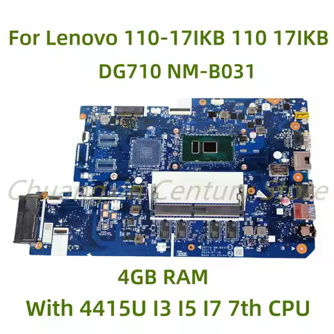 Suitable for Lenovo ideapad V110-17IKB 110-17IKB laptop motherboard DG710 NM-B031 with I3 I5 I7 7th 