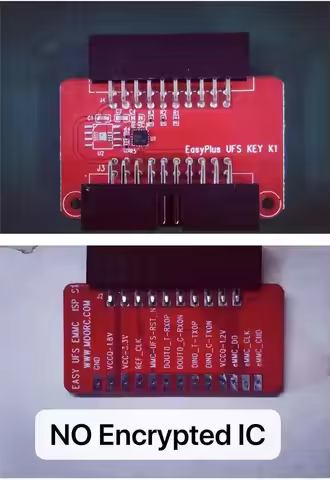 MOORC Z3X EASY JTAG UFS KEY K1 + EMMC ISP 2 IN 1 ( No Encrypted IC ) for z3x easy jtag plus