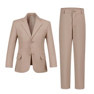 Boys Suits 2-Pieces Suit Set Toddler Tuxedos Dresswear Ring Bearer Outfit Wedding Blazer Pants Forma