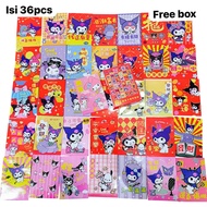Imlek 2026 - Angpao Imlek isi 36 lembar - amplop Fuk Imlek Shio Kuda 2026 isi banyak 1 box