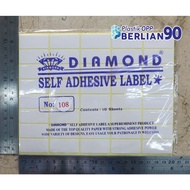 Label 108 Sticker 3.8 x 1.8 cm contains 400 labels