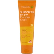 Woolworths sunscreen spf 50+ everyday lotion ครีมกันแดดสุดคุ้มจาก Aus