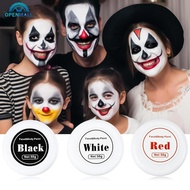 OPENMALL Professional Face Paint Body Paint Makeup White Black Red Painting Special Effects Makeup F