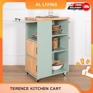 [STOCK LIMIT]DENVER Kitchen Cart / Island Table / Kitchen Island / Kitchen Storage Cabinet / Home Ki