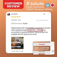 [100% Japan Origin] Asolute CoQ10 ubiquinol 30's/60's