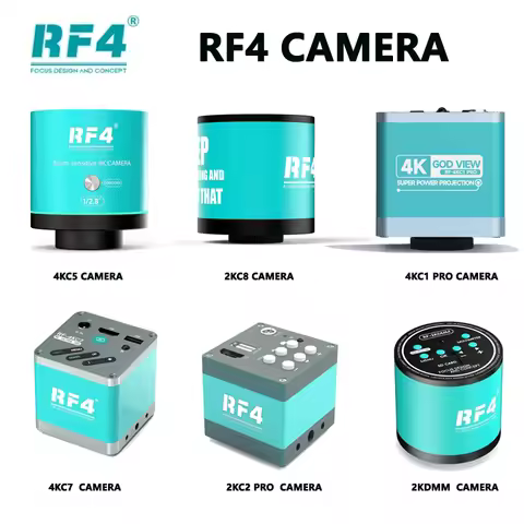 RF4 Microscope Camera HDMI 1080P HD Pixels 60FPS 4K 2K Video Camera Can Take Photo/Record Video Trin