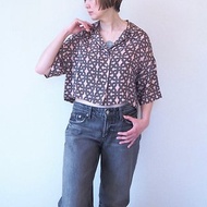 【日本製造】夏季短款上衣、升級改造和服短款襯衫、獨一無二